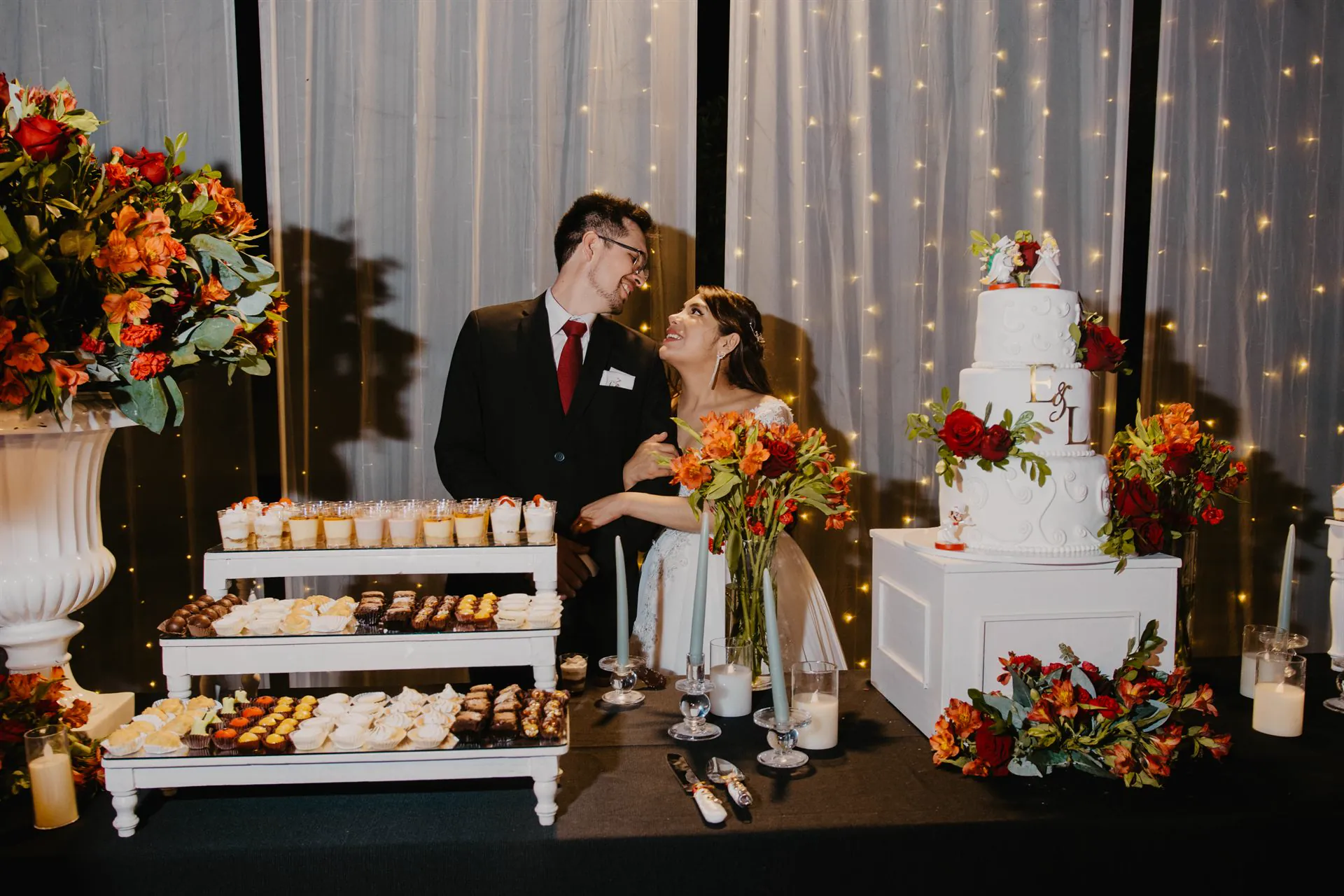 Mesa de postres de boda