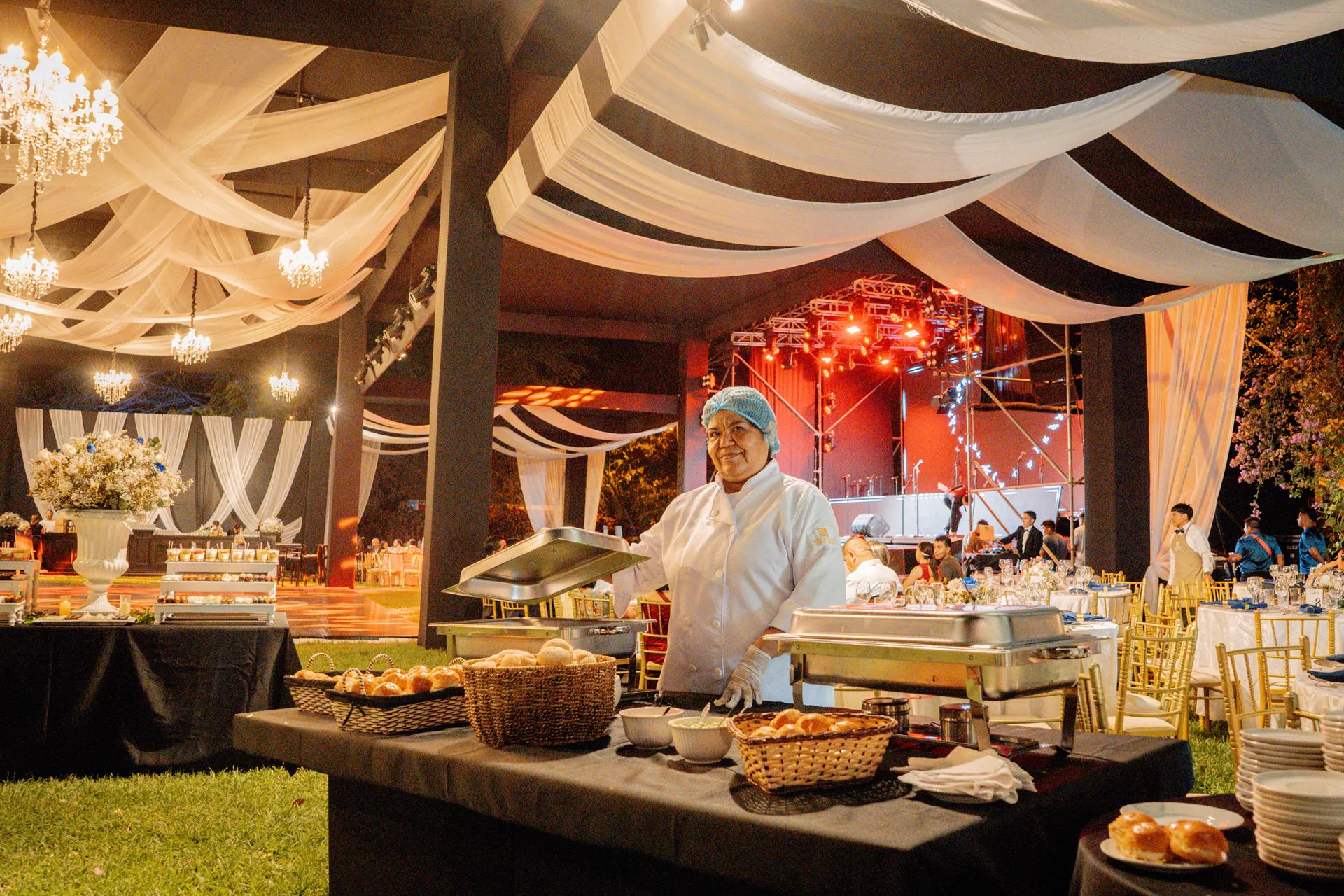 Catering corporativo en acción